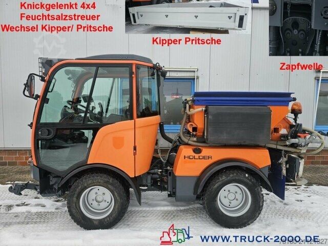 Фургон с высокой крышей Holder Holder C 370 Winterdienst Streuer+ Kipppritsche