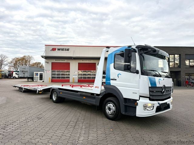Автомобиль-фургон для перевозки автомобилей MERCEDES-BENZ Atego 918L Autotransporter mit BFZ Anhänger
