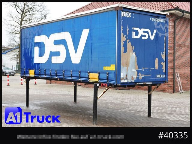 Сменный кузов с платформой и тентом KRONE 7.45  BDF Wechselbrücke, Schiebeplane