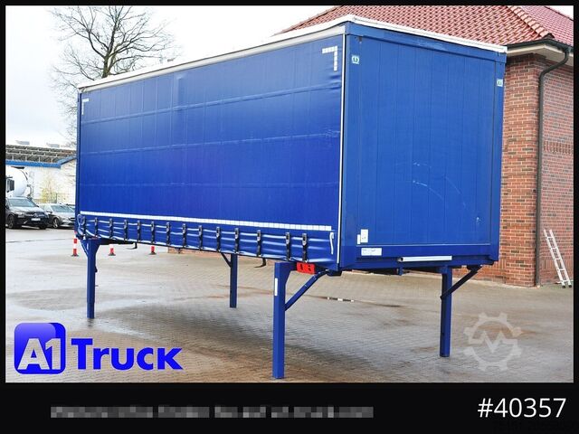 Сменный кузов с платформой и тентом KRONE Wechselbrücke 7,45, Code XL, Bordwand, neue Plane