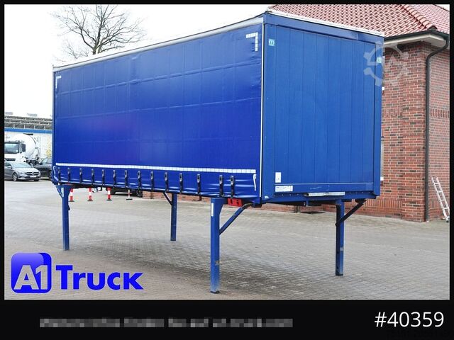 Сменный кузов с платформой и тентом KRONE Wechselbrücke 7,45, Code XL, Bordwand, neue Plane