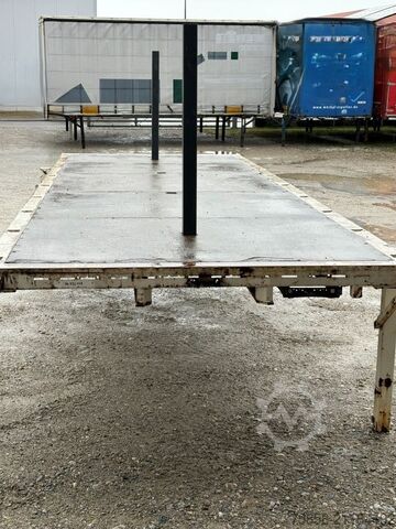 Сменный кузов открыт Krone Plattform 7,45m mit Steckrungen mittig