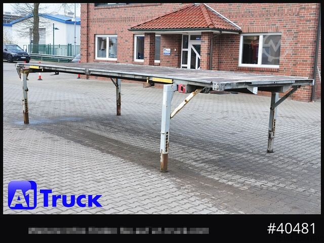 Сменный кузов прицеп WECON WPR 745, verzinkt, Plattform, Plateau,