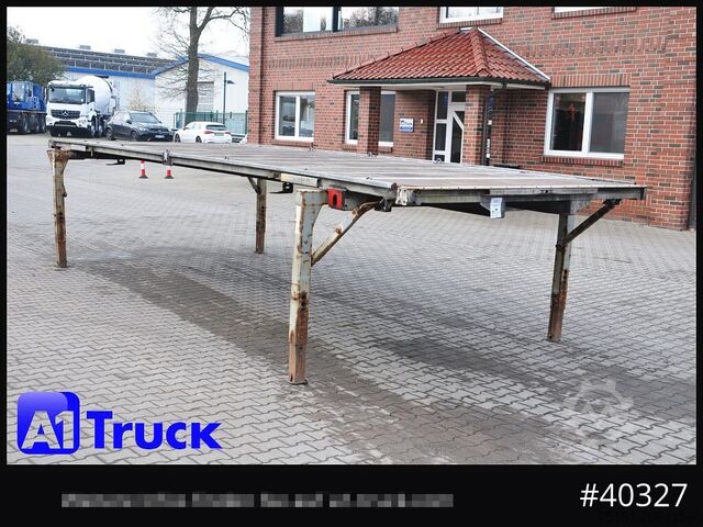 Сменный кузов прицеп WECON WPR 745, verzinkt, Plattform, Plateau,