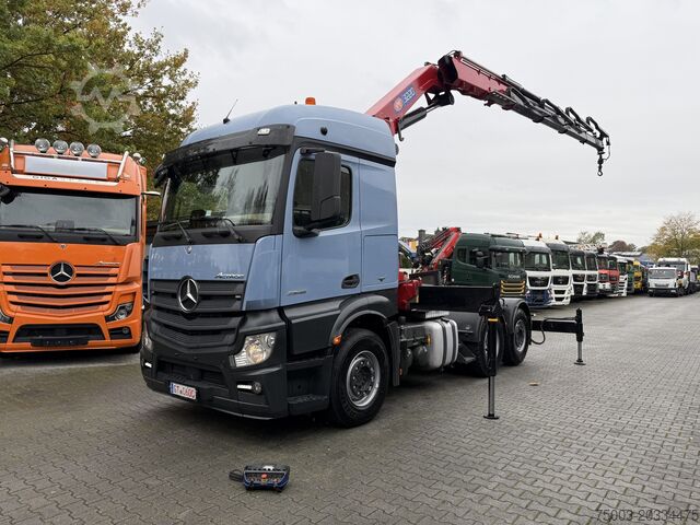 Грузовой автомобиль большой грузоподъёмности Mercedes-Benz Actros 2548 LS 6X2 Kran HMF 3220 bis 16 Meter