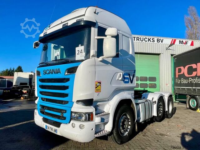 Большая нагрузка Scania R580 V8 RETARDER,  HYDRAULIC, HUB REDUCTION, ST...