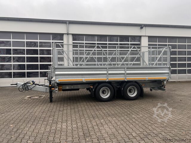 Самосвальный прицеп Möslein TTD 19 AB  neuer 19 t Tandemkipper TiefladerGitteraufsatz