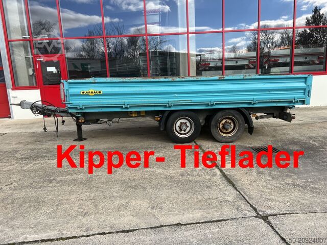 Самосвальный прицеп Humbaur HTK 10 50 24  Tandem Kipper- Tieflader