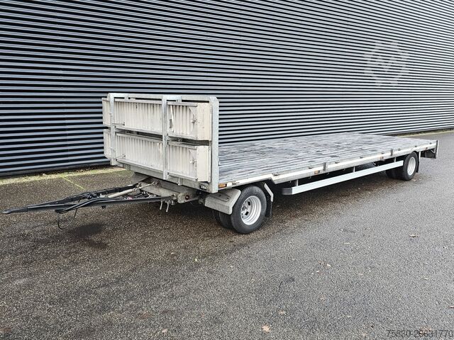 Прицеп с поворотным столом Kuiper KD7002 / 2 AXLE / ALU RAMPEN