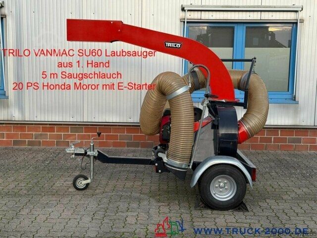 Прицеп  TRILO VANMAC SU60 Laubsauger & 20 PS HONDA Motor