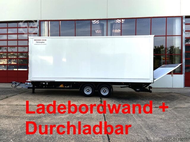 Тентованный прицеп Möslein TKO105 D-L 6 m  NEUER Tandem Koffer, Ladebordwand+ Durchladbar