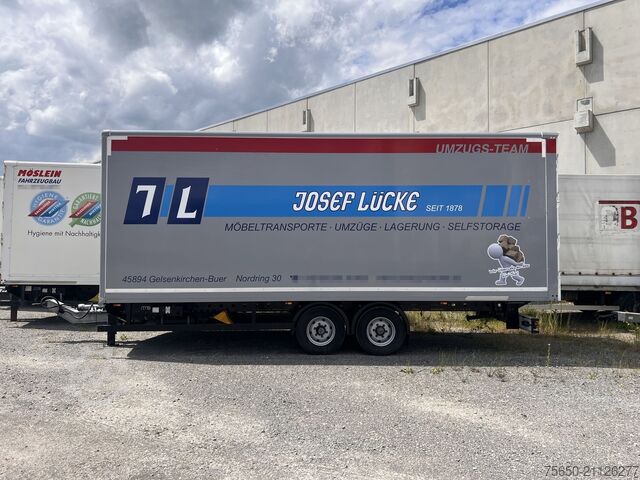 Тентованный прицеп Möslein TKO 105 Schwebheim  Tandem- Möbel Koffer- Anhänger