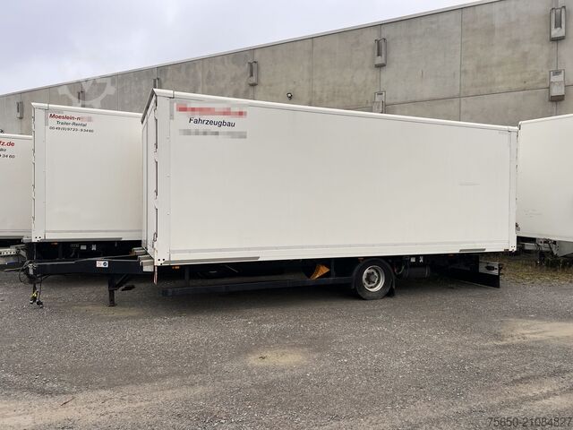 Тентованный прицеп Möslein EK 1- D 7,3  1 Achs Kofferanhänger Durchladen7,08 m lang