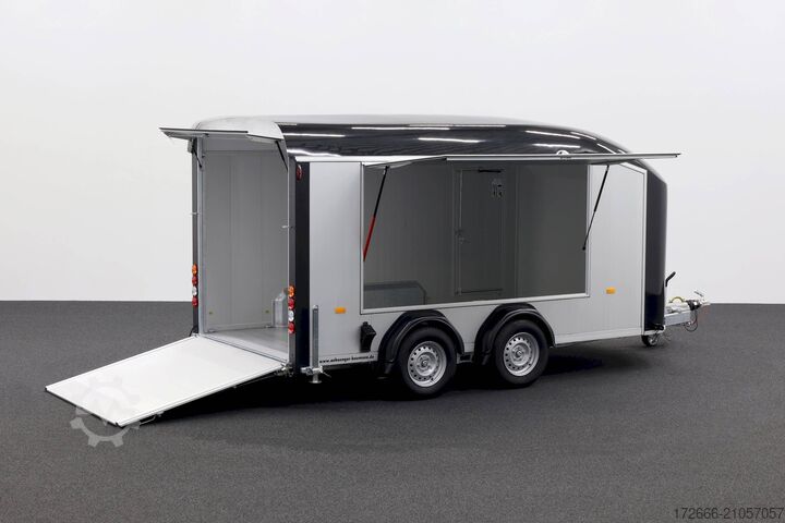 тентованный прицеп Debon C800 ALU ROADSTER SCHWARZ +SEITENKLAPPE +SEITENTÜR