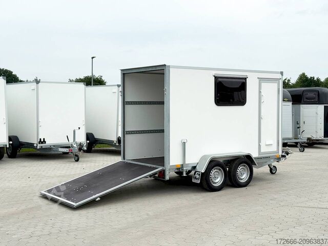 тентованный прицеп Blyss F2030HTD | RAMPE | SEITENTÜR 305X150X180CM 2000KG | FENSTER | KOFFERANHÄNGER