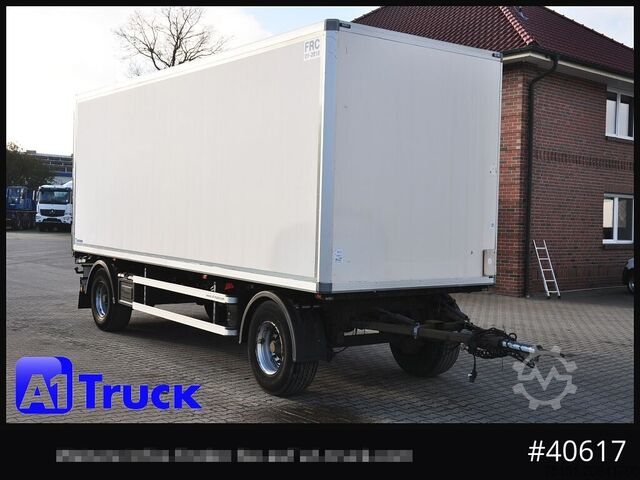 Тентованный прицеп KRONE Koffer ISO, stakr isoliert ehemaliger Kühlkoffer, Aluboden