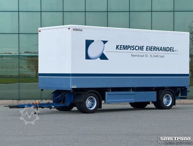 Тентованный прицеп Groenewegen DRA-10-10-2 VéDéCar ISOLATED BOX BPW