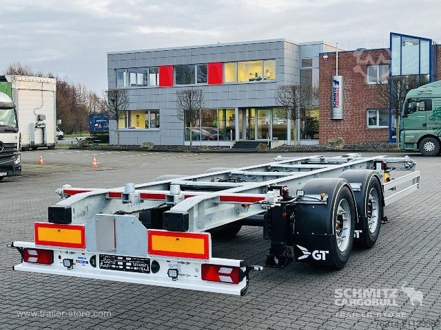 Прицеп с обменяемым шасси GT Trailers Zentralachsanhänger Wechselfahrgestell Standard