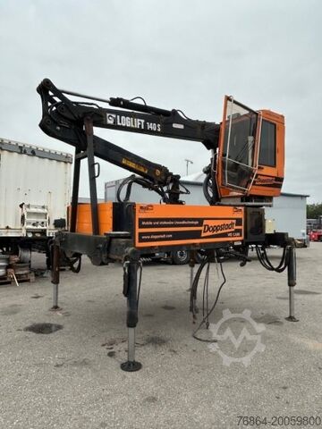 Прицеп с обменяемым шасси  PLATEAU-WECHSELPRITSCHE MIT LOGLIFT 140S INKL. ROTATOR UND GREIFER