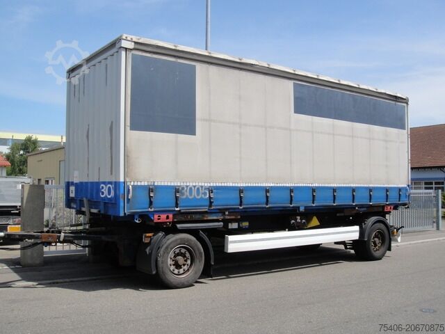 Прицеп с обменяемым шасси krone Wechselfahrgestell mit Wechselbrücke