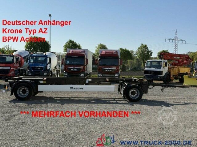 Прицеп с обменяемым шасси Krone AZ18 Box Carrier - Luft - BPW Achsen