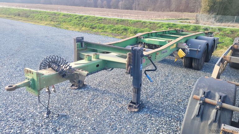 Прицеп-роспуск Hüffermann HTS 18.77 Tandem Abrollanhänger Scheiben