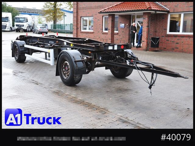 Самосвальный прицеп HUEFFERMANN HSA 1870, Abrollanhänger, Schlitten,