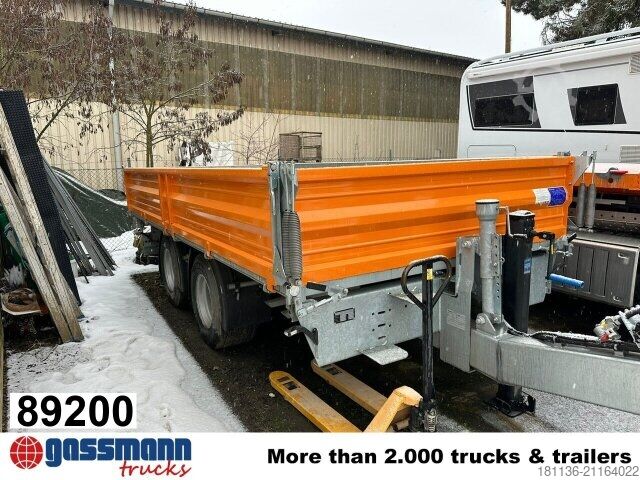 Трёхсторонний самосвальный прицеп  DTD 18 Schwebheim, Rampenschacht, Verzinkt