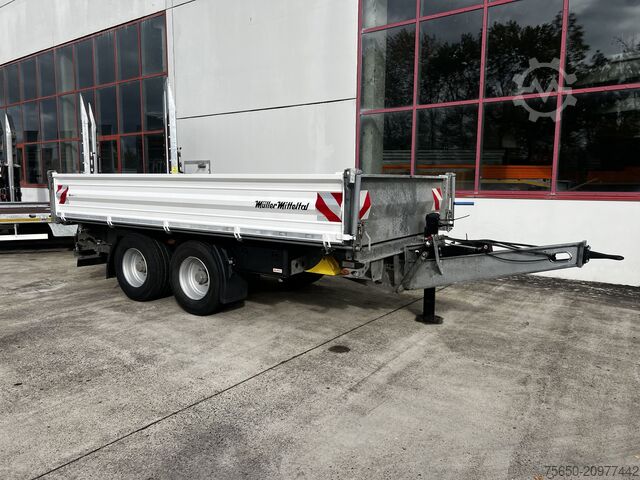 Трёхсторонний самосвальный прицеп Müller Mitteltal TA-2  14,4 t Tandemkipper- Tieflader Breitbereifung NEUWERTIG