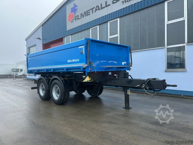 Трёхсторонний самосвальный прицеп MÜLLER-MITTELTAL TA-2 Tandem 3 Seiten Kipper Alu Bordwände