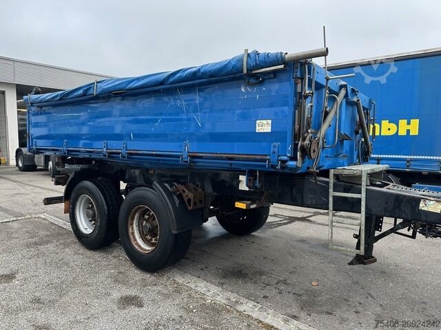 Трёхсторонний самосвальный прицеп meiller Tandem Kippanhänger RTDK-18