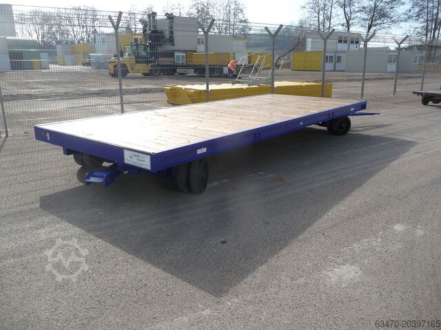 Промышленный прицеп 16т с опциональной надстройкой крыши Multi-Trans VAL30