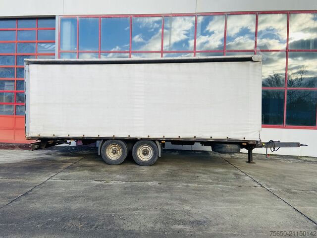 Открытый прицеп с тентом Obermaier OS2-L105L  Tandemplanenanhänger