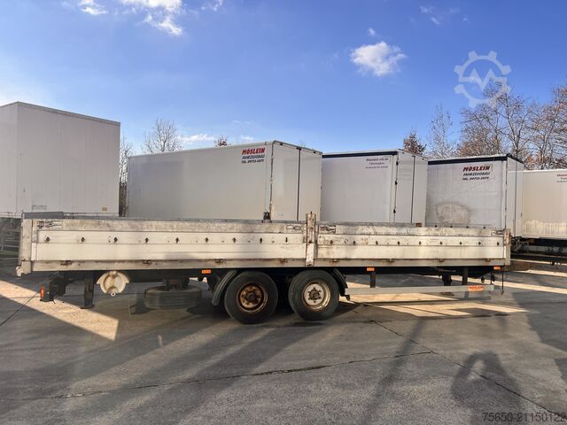 Открытый прицеп с тентом Tang, Karl ZP105  Tandem Pritschenanhänger