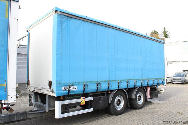 Открытый прицеп с тентом Fruehauf Fruehauf 2-Achser SAF Edscha Alu Bordwände