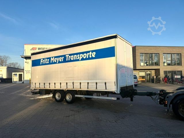 Открытый прицеп с тентом  Wiese 2-Achs Tandem Planen Anhänger