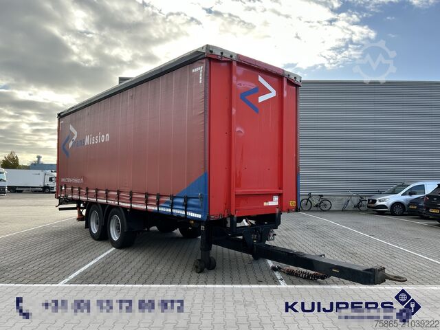 Раздвижные брезентовые навесы Pacton MXD 218 / Curtainside Trailer / BPW Drum / Wipk...