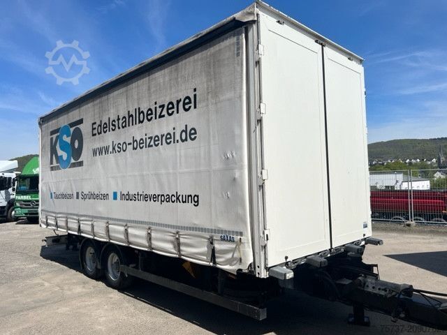 Открытый прицеп с тентом SAXAS APS 73-11-DZ DURCHLADE