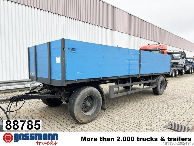 Открытый прицеп с тентом Hilse 2-Achs Pritschenanhänger