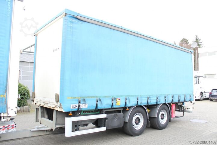 Открытый прицеп с тентом Fruehauf Fruehauf 2-Achser SAF Edscha Alu Bordwände