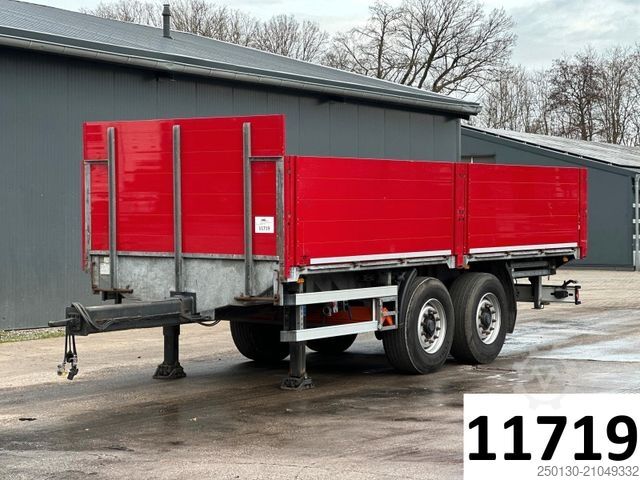 Открытый прицеп  2.Achs-Tandem AH Pritsche  Bordwänden  & Rungen