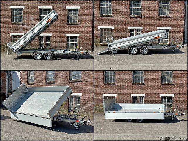 трёхсторонний самосвал Vezeko JUKI 35.3 | STAHLBLECHBODEN 350X185X35CM 3500KG MULTIDREISEITENKIPPER