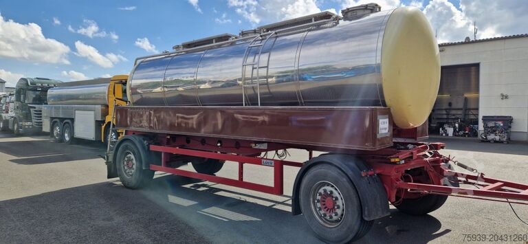 Цистерна-прицеп  Fabr. Lück - Edelstahltankaufbau - TÜV NEU