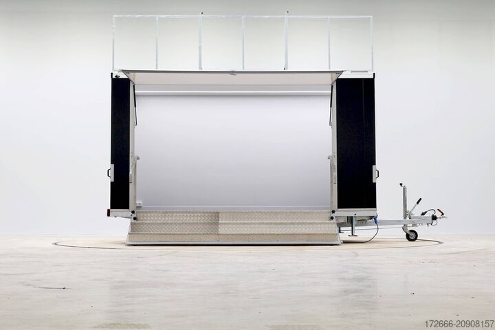 Промо-прицеп Vezeko VE 27.46 SP | BLACK | PROMOTION | WERBETAFEL 460X216X235CM 2700KG | VERKAUFSANHÄNGER