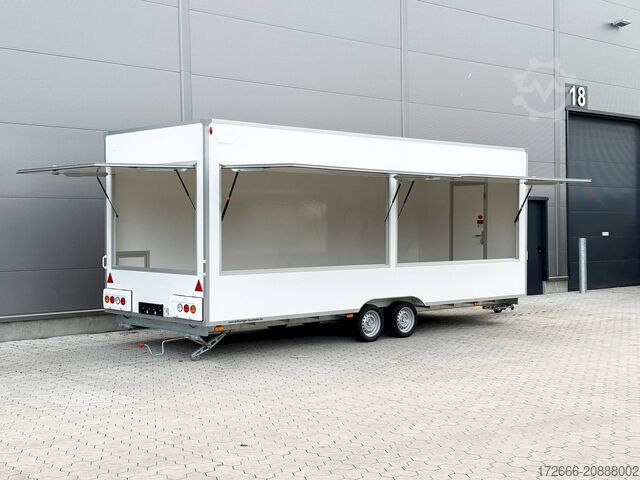торговый прицеп Blyss H27622HTN 620X223X230CM 2700KG VERKAUFSANHÄNGER | 3X VERKAUFSKLAPPE