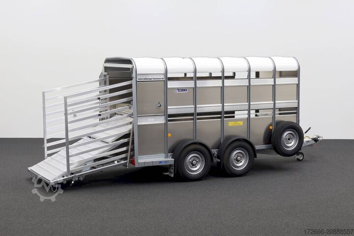 прицеп для перевозки скота Ifor Williams TA5 HD | 12X6 | DOPPELSTOCK 372X156X183CM VIEHANHÄNGER | 2X LÜFTUNG
