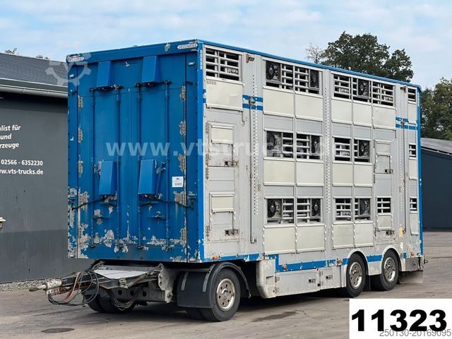 Прицеп для перевозки лошадей PEZZIOLI RBA31 3.Stock Viehanhänger, Hubdach, Tränke