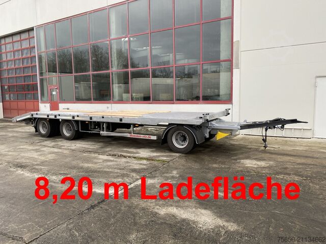 Низкорамный прицеп Möslein T 3-8,20 P OR  3 Achs Tieflader gerader Ladefläche 8,10 m,Neufahrzeug