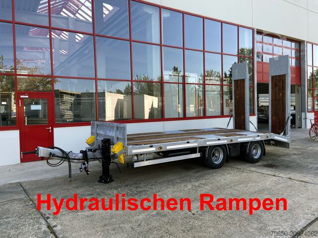 Низкорамный прицеп Möslein TT21-7,2 Hydr  21 t Tandemtieflader, hydr. Rampen, NEU