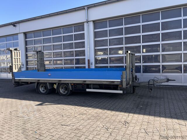 Низкорамный прицеп Humbaur HBTZ 136224 TA-BS  13,6 t Tandemtieflader